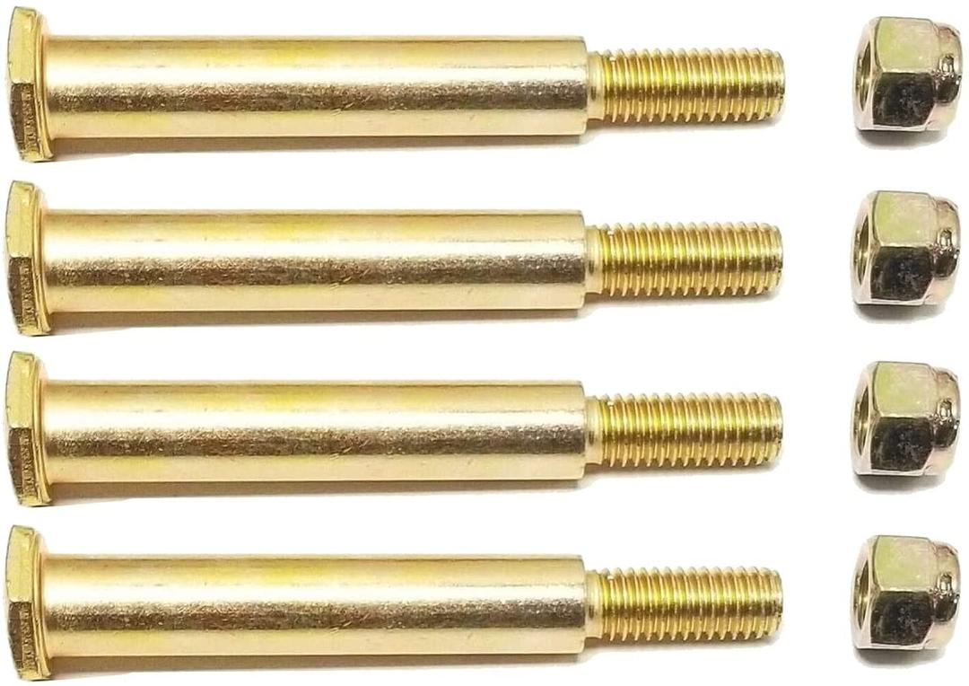 193406 Wheel Bolts and Lock Nuts Fits Cub Cadet Craftsman Husqvarna Replaces 193406 532193406 137644 184219 532137644 738-3056 938-3056 73930600 (4 Pack)