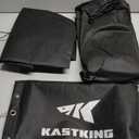 KastKing AquaLite Waterproof Rain Suit for Men and Women, Loose Fit, Lightweight, Durable Outdoor Gear for Fishing, Hiking (XX-Large, Black)