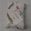 Laura Ashley Home - Standard Sham, Soft Cotton Bedding with Envelope Closure, Pre-Washed Home Decor for Added Softness (Ruffle Garden Cream, 20" x 26")