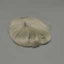 QUEENTAS Grey Hair Toppers for Women with Thinning Hair 3603D Cover with 5 Clips Short Hair Pieces Wispy Bangs 6"*6" Large Coverage(Gray)