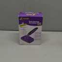 Hertzko Self-Cleaning Slicker Brush - Cat and Dog Brush for Shedding, Tangles and Dirt - Gentle Grooming Tool for Sensitive Skin - Pet Hair Remover for Long and Short Coats - Purple (Large)