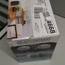 BLACK+DECKER Personal Ceramic Heater, Space Heater for Office Desk, Home Office & Personal Use Desk, 2 Heat & Fan Only Settings, Adjustable Thermostat, BHDC201, Black