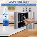 BORPLFTR55 Water Filter Replacement for Bosch Ultra-Clarity Pro 11032531 BORPLFTR50, Replace Thermador B36CT80SNS RA450022 WFS200MF B36CD50SNS B36CT80SNS B36FD50SNS, UltraClarity Pro Filter 2 Pack