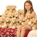 MaoGoLan 12Pcs Bulk Soft Teddy Bears 14 inch Stuffed Animals Plush Bears for Kids Girls Valentines Gifts, Wholesale Stuffed Animal Classic Teddies Christmas Gender Reveal Decor (Machine Washable)
