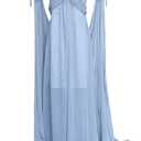 Dragon Queen Halloween Costume，Chiffon Dresses for Women (Small), DT01, Grey