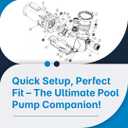 Pool Pump Gasket Seal O-Ring Rebuild Kit for Pentair SuperFlo SuperMax Kit 78 - Pentair Challenger Pump Parts
