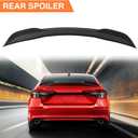Rear Spoiler Compatible with 2021-2026 Honda Civic Sedan Sport Fit 11th Gen, Trunk Spoiler ABS Lip Spoiler Wing , Tape installation, Carbon Fiber