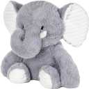 Microwaveable Cute Weighted Stuffed Animal - 2.5lbs Cute Weighted Elephant Stuffed Animal Toy with Gift Able Box, Small Weighted Plush Animal for Anxiety, Heatable Toy to Hug Cuddle & Sleep for Kids