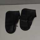 Waterproof Rain Shoe Covers, Silicone Overshoes with Zipper Non-slip Galoshes for Men and Women (L(Women 7.5-10.5,Men 6.5-9), Black)