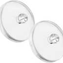 Jillmo Fermentation Weight for 3.8-inch Mouth Gallon Jar, Large Glass Weights for Fermenting Gallon Jar, Pack of 2