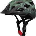 Kids Bike Helmet, 2 Size Adjustable for Youth Toddler Boys & Girls, Child Helmets with Visor for Skating Cycling Scooter, Camouflage green, M: 54-58 cm / 21.3"-22.8"