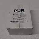 PUR Plus Vertical Faucet Mount Water Filtration System, Lead-Reducing Water Filter For Sink Faucet, Easy Install, 100 Gallons, Compatible with Sinks with External Aerators, Grey