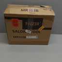 Swivel Rolling Stool with Wheels Height Adjustable Stool Chair Drafting Chair with Backrest Black