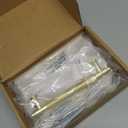 10 Pack 5"(128mm) Gold Cabinet Pulls Knurled Kitchen Cabinet Handles Drawer Pulls Cupboard Hardware for Cabinets