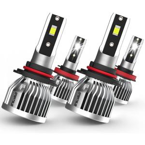 led headlight bulbs, compatible with Honda Odyssey 2011 2012 2013 2014 2015 2016 2017 2018 2019 2020, 9005 + H11 High and Low Beam Combo, Pack of 4