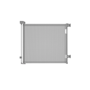Retractable Baby Gate,Mesh Baby Gate or Mesh Dog Gate,33.6" Tall,Extends up to 55" Wide,Child Safety Gate for Doorways, Stairs, Hallways, Indoor/Outdoor (Gray 33.6"x55")