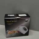 Hand Mixer - 5 Speed Portable Kitchen Mixer Electric Handheld with 5 Stainless Steel Accessories Whisk, Food Beater, Ivory (white)