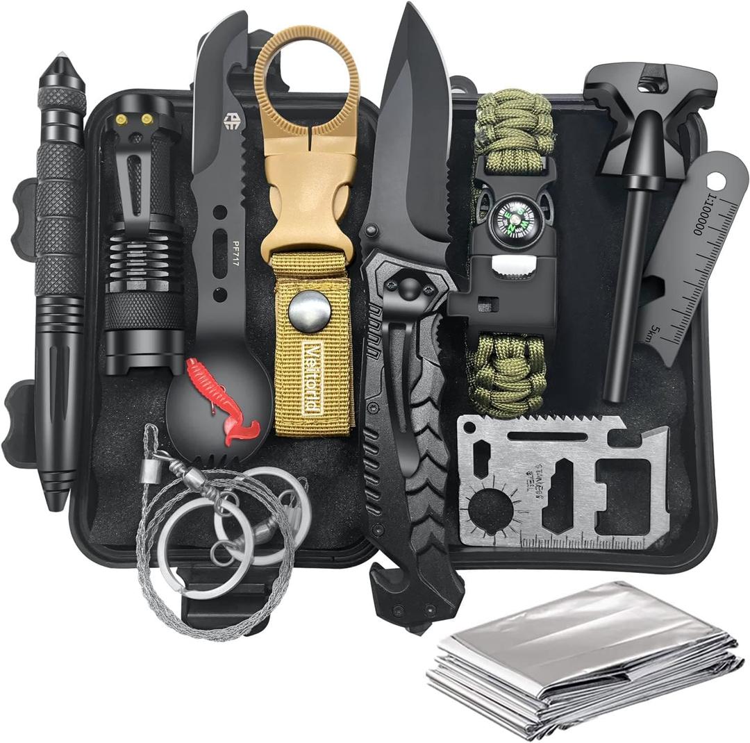 Veitorld®12 in 1 Emergency Survival Kit