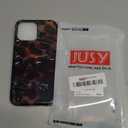 Jusy Compatible with MagSafe Brown Tortoise Shell Print Phone Case for iPhone 13 Pro Max, Amber Trendy Luxury Magnetic Soft TPU and Hard PC Protective Phone Cover for Women Girls - Tortoise Shell