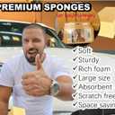 Car Wash Sponges, 5 Pack, Extra Soft Coral, Scratch Free, 8.3x4.38x2.8 inches, Great for Sensitive Surfaces