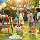 36 Pcs Plastic Mini Golf Clubs for Toddlers, Kids Golf Clubs Toy Set, Toy Balls for Outdoor Indoor Lawn Sports Birthday Gifts for Boys Girls