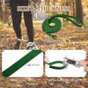 LWBMG Leather Dog Leash for Small Dogs 6ft, Heavy Duty Pet Lead, Soft Genuine Leather Leash for Small Medium Dogs1/2" X 6', Green