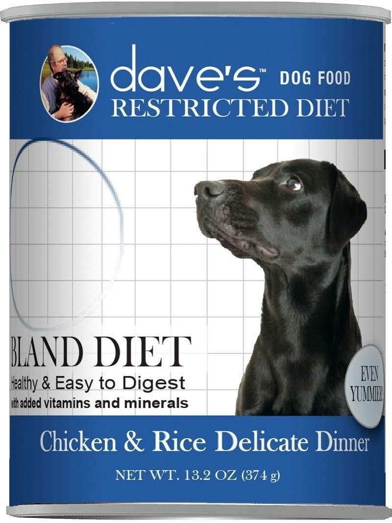 Daves 33011808 13.2 oz Dog Grain Free Restricted Bland Diet Lamb & Rice
