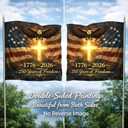 3 x 250th Anniversary USA Flag, 1776-2026 Patriotic Outdoor Banner, 3x5 Ft, Double Sided 3-Ply, 4th of July Yard Decor (We The People)