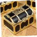 Cabilock 12 Pcs Treasure Chest for Kids Small Wedding Favor Boxes Favors Mini Pirate Chest Party Containers Themed Small Decor Vintage Candy present Boxes Bulk Pirate Candy Golden