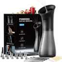 Ear Wax Removal with One-Piece IPX7 Waste Tank, Ear Irrigation Flushing System, Electric Ear Cleaner Rechargeable Ways & Super Battery-Safe Efficient (Obsidian)