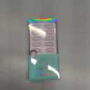 BTArtbox Press On Nails Almond - Pastel Purple Short Press On Nails with Glue for Women, Opaque Soft Gel Glue On Nails in 16 Sizes - 32 Stick On Nails Kit, Satin Memo