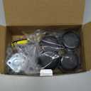 2 inch Caster Wheels (casters Set of 4) 5/16 inch Valve stem and Rotating top Plate Installation Options,heavy duty casters Total Load Capacity 1000LBS, Replaceable wheels for furniture (Grey)