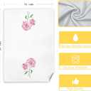 Pink Hydrangea Flowers Floral Kitchen Towels Set of 2 - Flowers Decorative Hand Towels for Bathroom, Pink Hydrangea Decor Dish Towels for Kitchen, Floral Hand Towels, 16x24