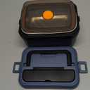 Cordless Electric Lunch Box-Portable Electric Lunch BoxAutomatic Heating Function, Large Capacity Stainless Steel Container, Suitable for Adults, Men and Women Cordless LunchBox Food Heater (Small, Black)