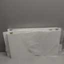 4 Pcs 11 x 17 Inch 3 Ring Binders 1.5 Inch Rings Heavy Duty View Plastic Flexible D Ring Binders Economy Holds 11" x 17" Paper for Artwork Blueprints, Office, Home, Work Places(White)