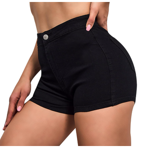 VIPONES Jeans Shorts Womens High Waisted Stretchy Sexy Butt-Lifting Hot Denim Shorts L