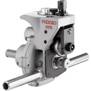 RIDGID 25638 Model 975 2-in-1 Portable Combo Roll Grooving Machine for Manual Use or Power Drive Mount, with 1/2" to 6" Pipe Capacity