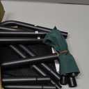 Elevated Dog Bed Raised Outdoor Dog Cot for Medium Dogs, Installation Requires No Tools, Frame with Washable Cooling Breathable Mesh Anti-Slip Feet, Indoor Pet Bed, Black, 35.4 Inches