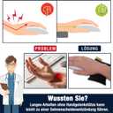 Mouse pad Wrist Rest - Ergonomic Palm Support Made of Organic Millet Chaff, Anti-tendonitis Problem for Computer Mouse, Relieve Wrists, Cushion Support in Gray