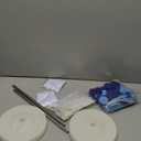 Civaner 2 Sets Cartoon Theme Balloon Column Stand Kit 100 Pcs Adjustable Blue Balloon Tower Pillar with 4 Pcs Gold Circle for Carnival Circus Theme Birthday Party Decorations