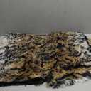 XeGe Tiger Print Faux Fur Fluffy Pillowcases, Plush Shaggy Soft Long Pillow Covers, Fuzzy Decorative Pillow Cases, Furry Pillow Shams for Bed Couch Zipper Closure, 2 Pack(Standard, Tiger Print Brown)