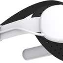 BUSQUEDA Elite Strap with Battery for Oculus Quest 2,8000mAh Extend 9hrs Playtime,Fast Charging VR Power,Counter Balance&Adjustable Head Strap for Enhanced Support and Comfort in VR