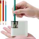 Electric Pencil Sharpeners, Battery Powered for Colored Pencils Handheld Pencil Sharpener for in for 6-8mm Colored Pencils/Office/Home