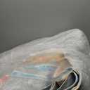 Rugflix 8x10 Area Rugs for Living Room, Washable Colorful Rainbow Rug Stain-Resistant Low Pile, Large Carpet Non-Slip for Kids Girls Room Nursery Bedroom Home Office