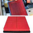 Engine Air Filter Replacement CA12377 for Toyota Camry 2018-2024, RAV4 2019-2024, Avalon 2019-2022, Highlander 2020-2024, Lexus ES350 2019-2024 OE 17801-25020 Flexible Panel Air Filter (Red)