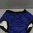 Adult Plastic Diaper Covers Waterproof, Leakproof Rubber Incontinence Pants Washable, High Waist Women Underwear Overnight (Blue, Medium)