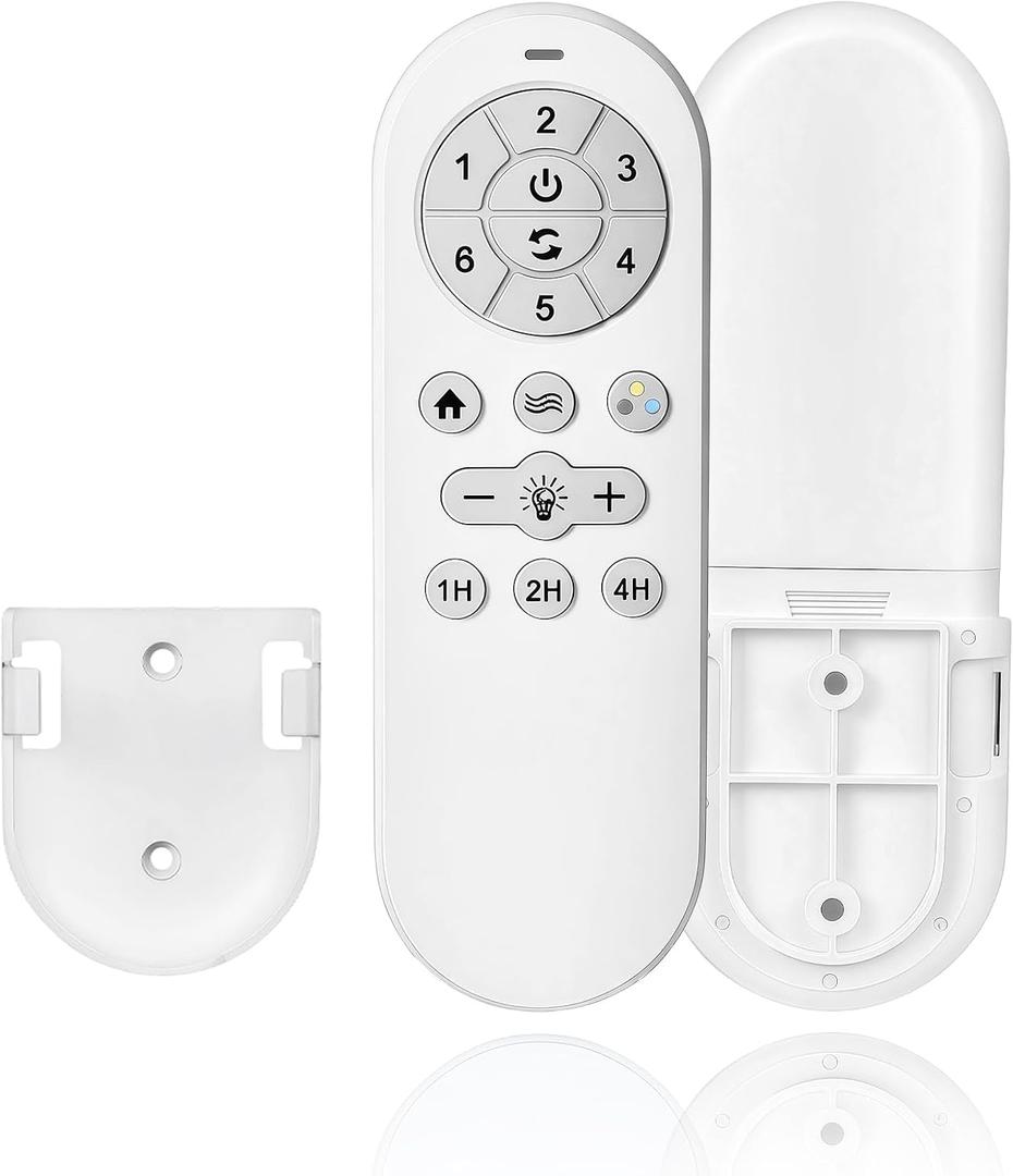 Replacement Remote Control Compatible with Amico 30", 42", 52" Ceiling Fan with Light, Remote Only, No Pairing Required