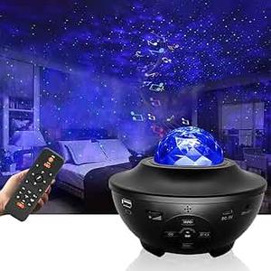 Starry Remote Night Light Projector for Bedroom, Sky Galaxy