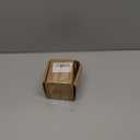 Woodten White Round Corner Ring Box PU Leather Engagement Proposal Ring Box Jewelry Ring Gift Box