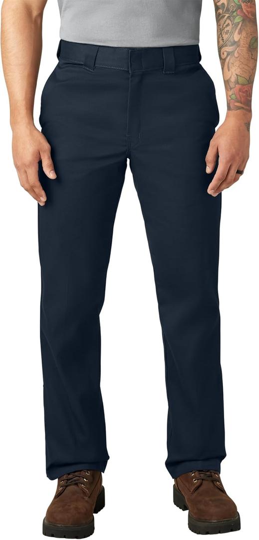 Dickies Mens 874 Flex Work Pants (36W x 32L, Dark Navy)